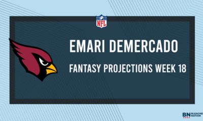 Emari Demercado Fantasy Week 18: Projections vs. Seahawks, Points and Stats, Start or Sit