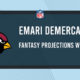 Emari Demercado Fantasy Week 18: Projections vs. Seahawks, Points and Stats, Start or Sit