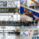 Indianapolis Airport celebrates NBA All-Star weekend with decorations, basketball court