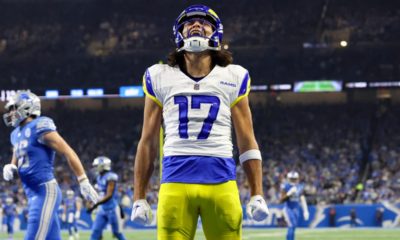 Rams' Sean McVay on Puka Nacua's record-setting night in loss to Lions: He's a 'freaking warrior' 