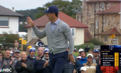 Billy Horschel drains birdie putt at The Open