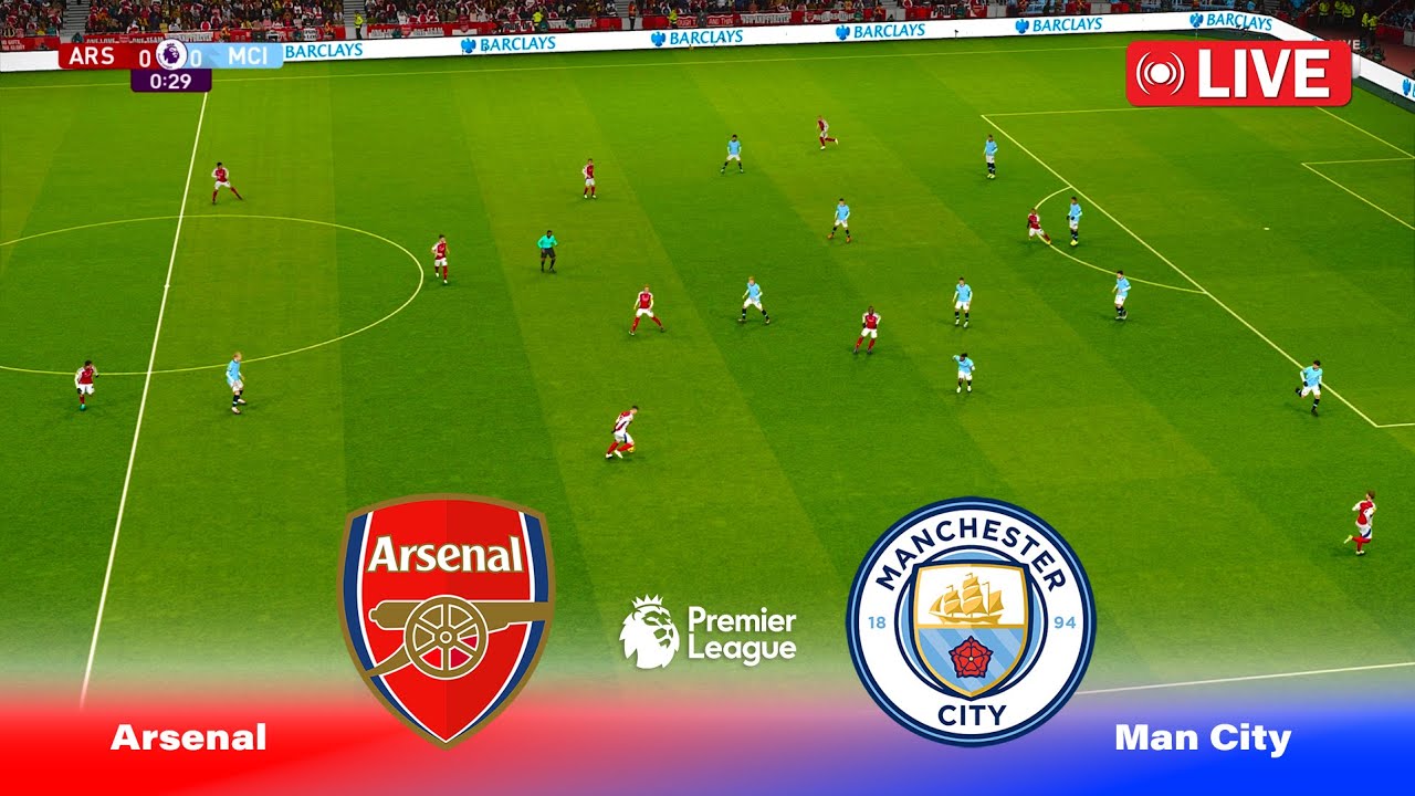 🔴ARSENAL vs MAN CITY : LIVE - English Premier League 2025 | Full Match Football | PES 21 Game Live