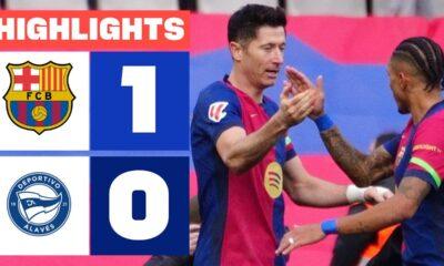 FC BARCELONA 1 - 0 DEPORTIVO ALAVÉS I RESUMEN LALIGA EA SPORTS